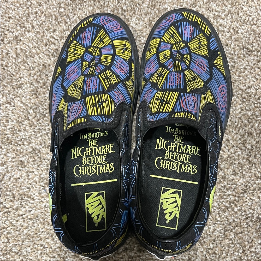 Vans Tim Burton's Nightmare Before Christmas Slip-Ons - Multicolor